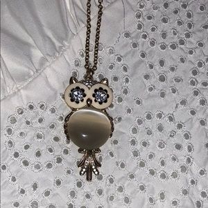 Long Owl Necklace